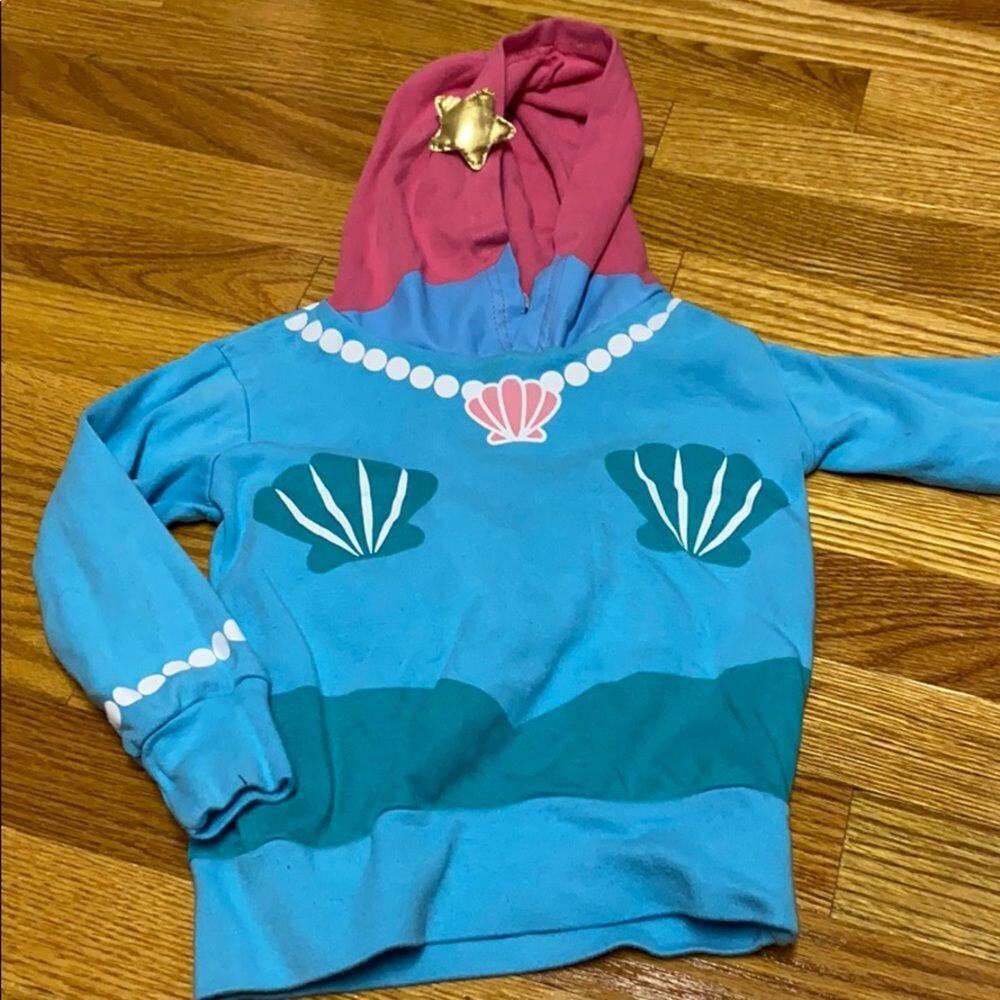 Doodle pants mermaid hoodie with pillow tail 2T